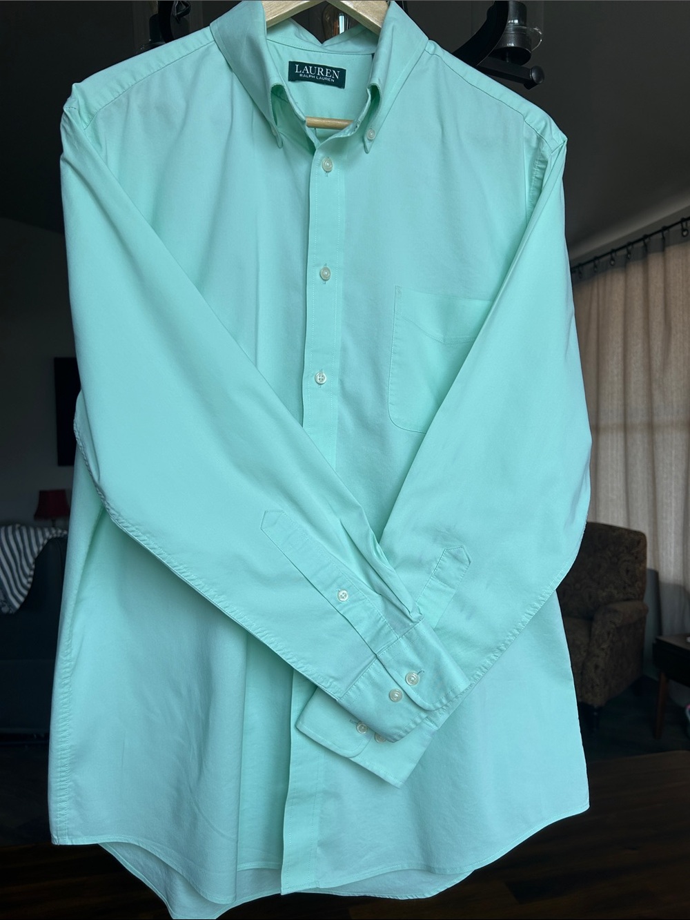 Ralph Lauren mint green dress shirt